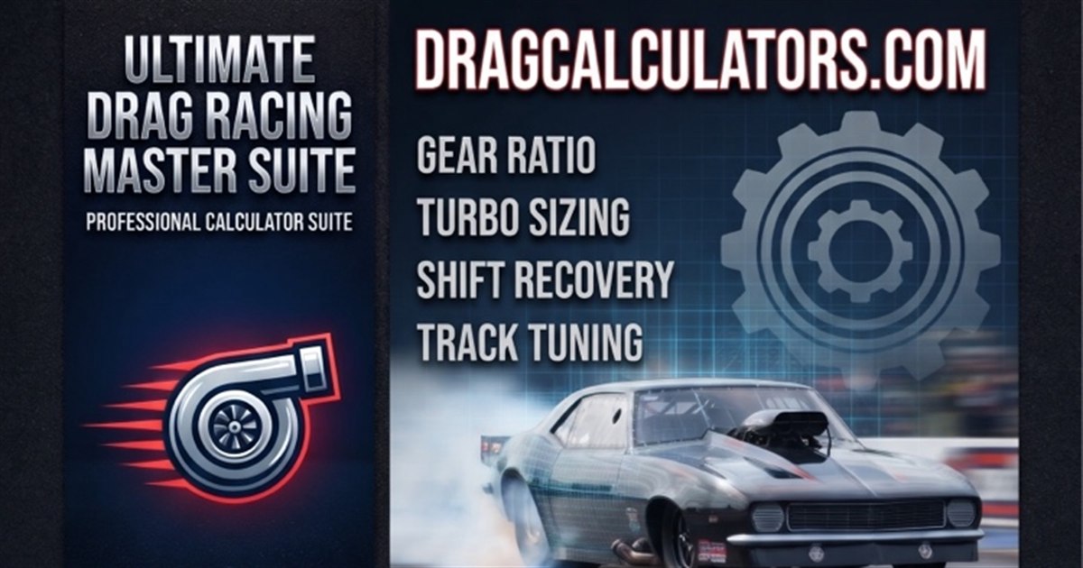 Compression Ratio Calculator | DragCalculators.com